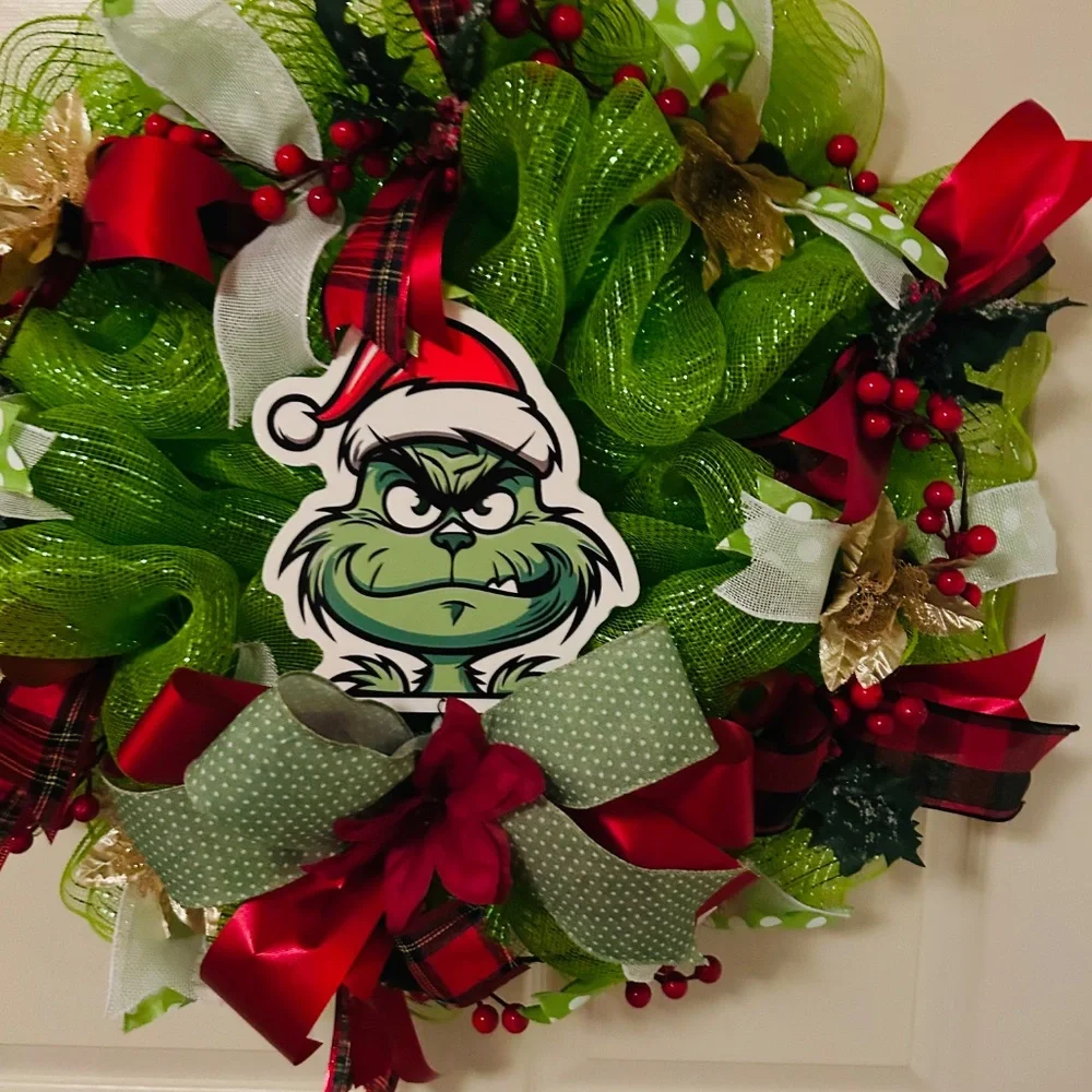 Grinch wreath